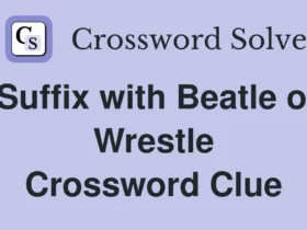 suffix with beatle or wrestle