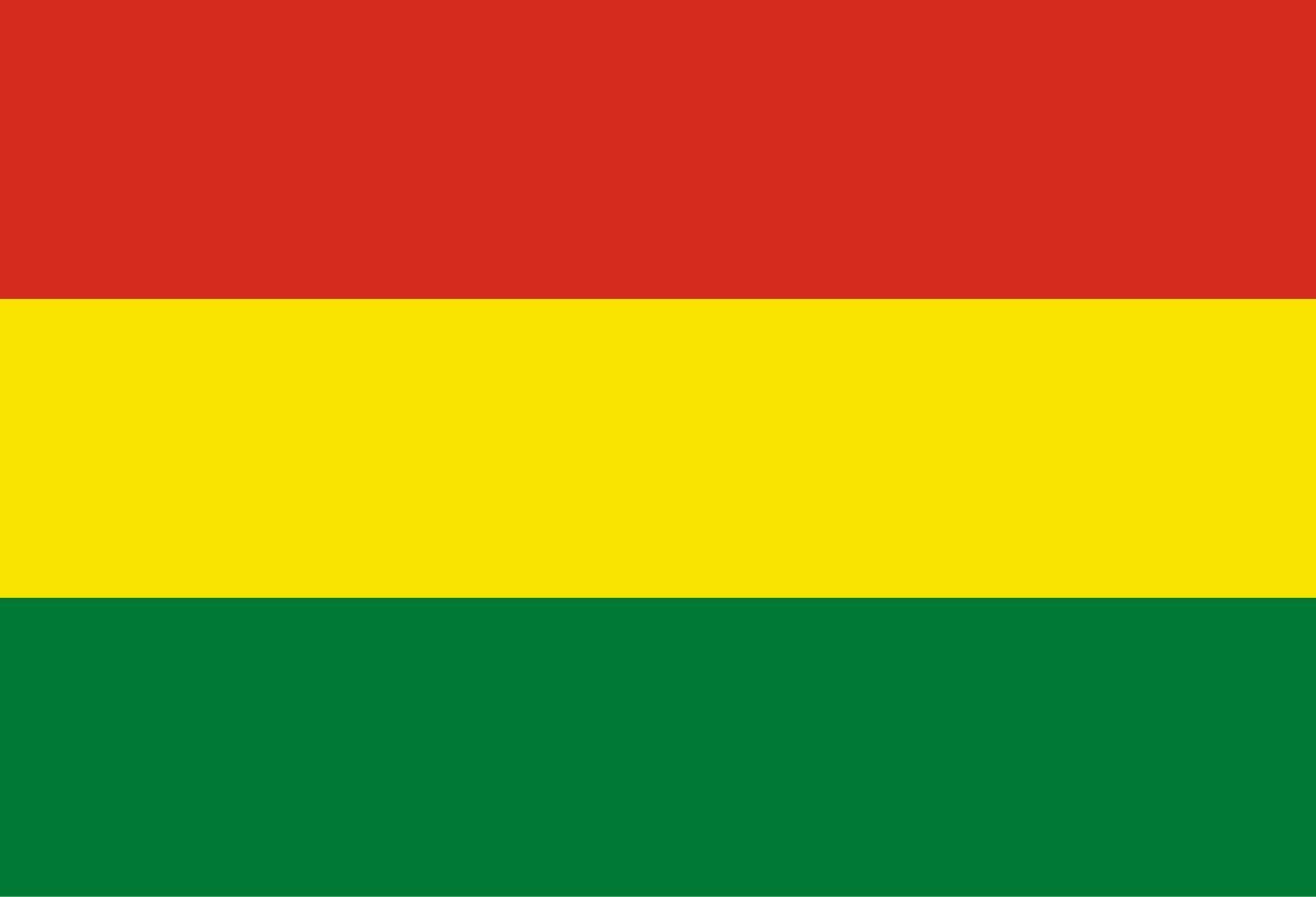 Flag of Bolivia representing state participation in public and mixed enterprises